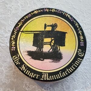 Singer Manufacturing Co. Decorative Tin
